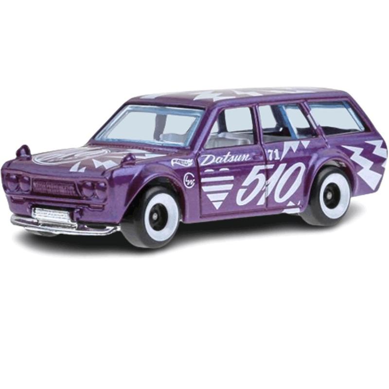 Carrinho Hot Wheels Datsun Bluebird Wagon 510 Roxo - Mattel